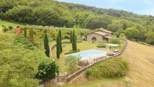 Πισίνα στο ή κοντά στο Panoramic Villa Between Umbria And Tuscany