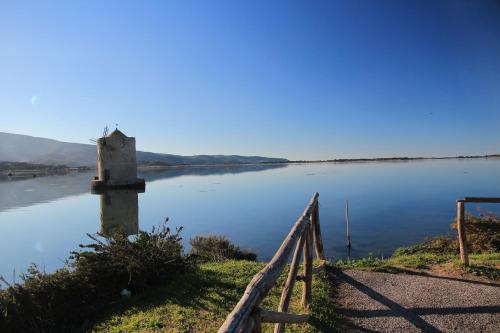 a view of a large body of water at Agriturismo La Facenda in Albinia