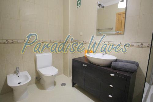 Koupelna v ubytování Appartement 2 chambre à 500m de la plage