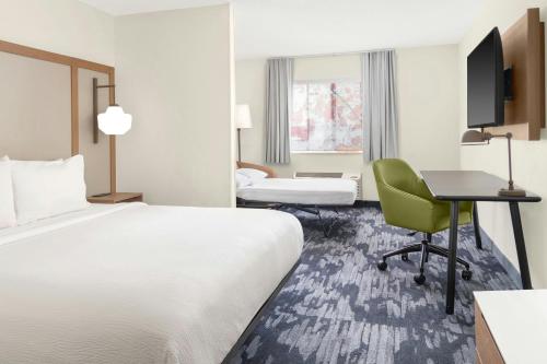 Postel nebo postele na pokoji v ubytování Fairfield Inn & Suites Jackson