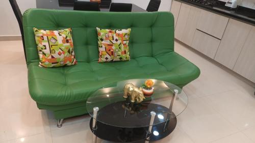 Et opholdsområde på Hermoso Apartamento Santa Marta