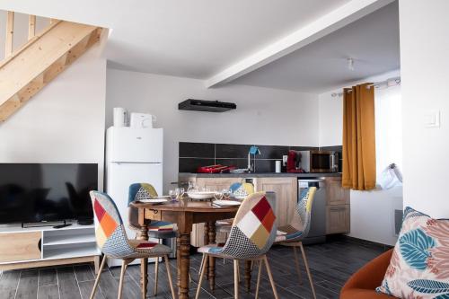 Dapur atau dapur kecil di Le Platier d'Oye