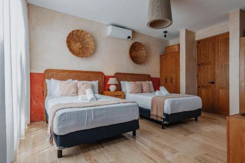 Ένα ή περισσότερα κρεβάτια σε δωμάτιο στο Casa Mara 45