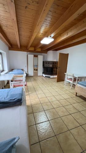 Postel nebo postele na pokoji v ubytování Monteurzimmer Ringingen