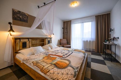 Postel nebo postele na pokoji v ubytování Maravar - Pivný Wellness Adults Only
