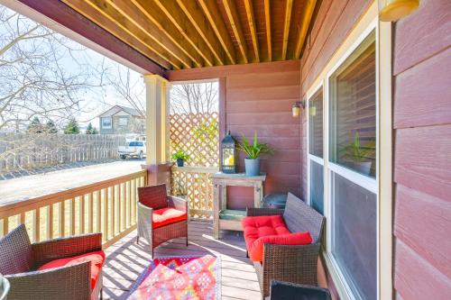 Μπαλκόνι ή βεράντα στο Ennis Vacation Rental with Balcony Walk to Downtown