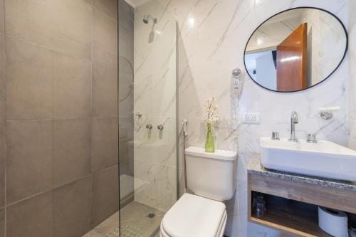 Koupelna v ubytování Hotel España