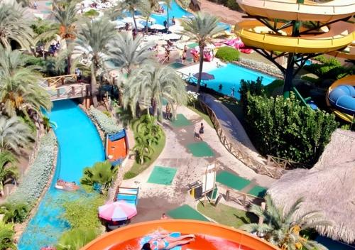 an overhead view of a water park at a resort at Blue Palm - Isla de Margarita in Paraguachi
