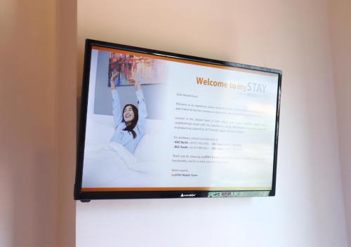 TV o dispositivi per l'intrattenimento presso mySTAY Hotel BGC East