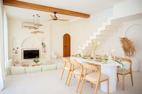 Χώρος καθιστικού στο Mazari Villas