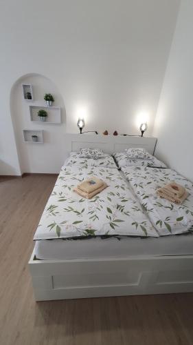 Postel nebo postele na pokoji v ubytování Apartmán Příkrá