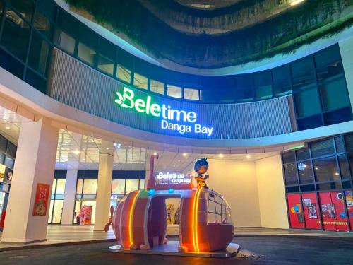 a display in front of a shopping center at Royal Strand Country Garden Danga Bay in Johor Bahru