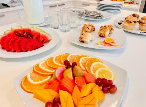 Mad i villaen eller i nærheden