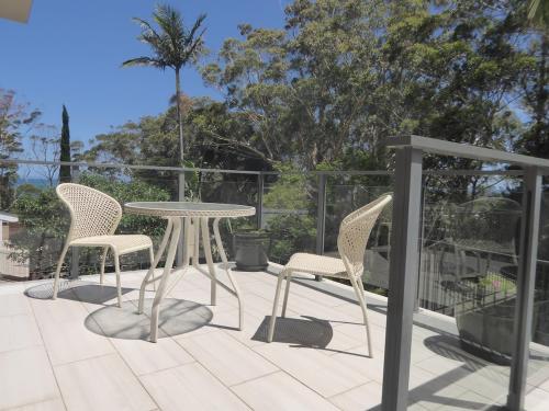Un balcón o terraza en Chez Jacques