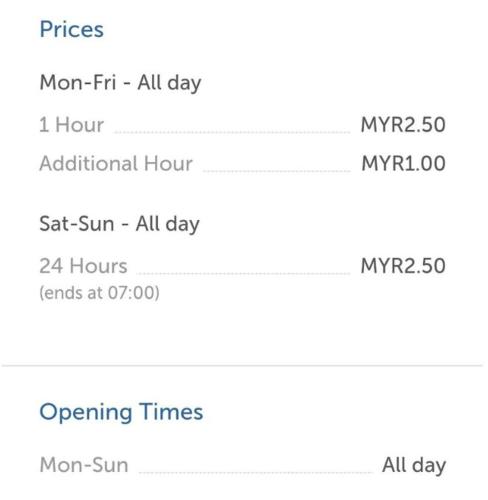 a screenshot of a cell phone with the number of timers at Modern Studio Empire Damansara, Near 1 Utama & IKEA in Petaling Jaya