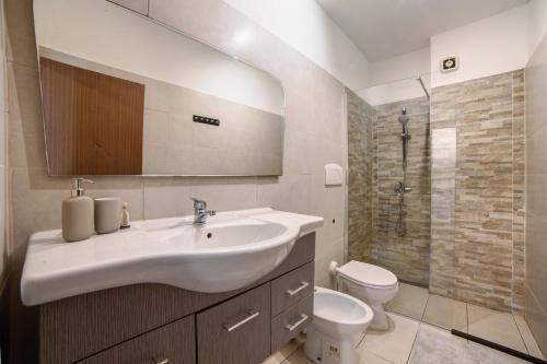 Koupelna v ubytování Modern Park Appartement