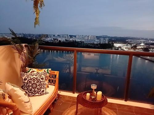 Posezení v ubytování R&F Phrase 2, 2Bedroom Unblock Full Seaview