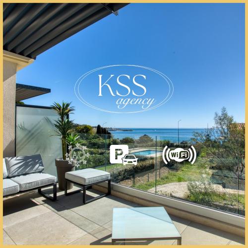 3 chambres, Vue mer, Piscine, parking