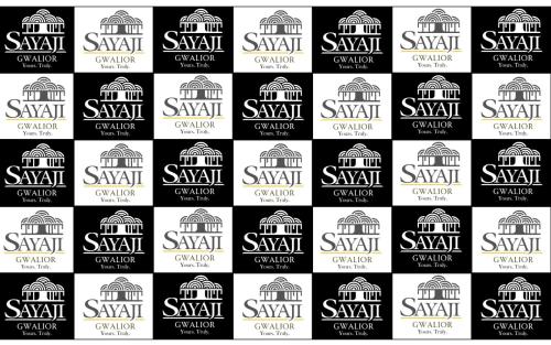 a set of swx labels in black and white at The Central Park Hotel in Gwalior