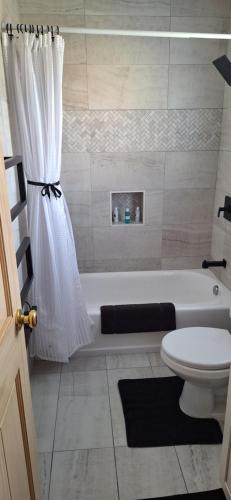 Koupelna v ubytování Chinna Cottage