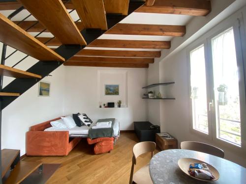 Posezení v ubytování La casa del pittore
