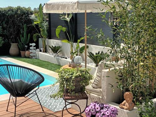 Villa Lalou Piscine trois chambres à Fréjus