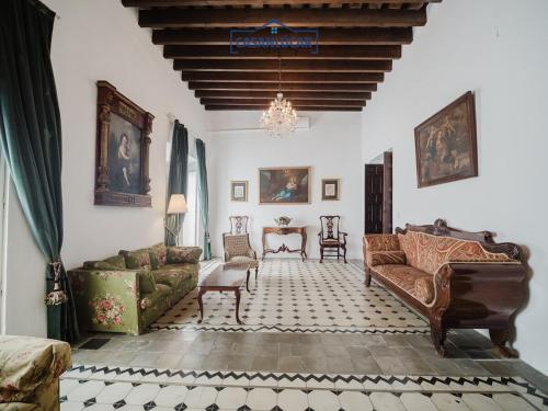 Χώρος καθιστικού στο Casa Puerto Lucero