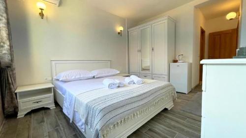 Postel nebo postele na pokoji v ubytování Guest House Bonaca