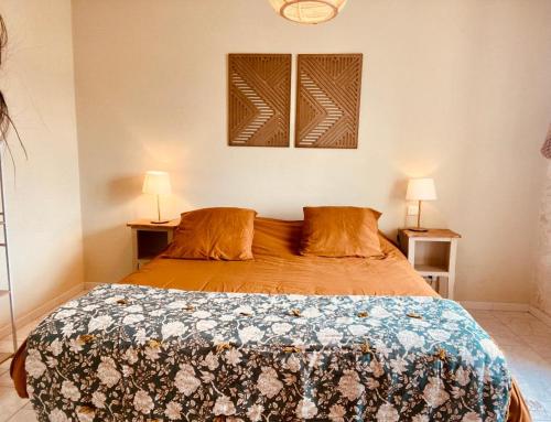 Postel nebo postele na pokoji v ubytování Appartement Belle-vue