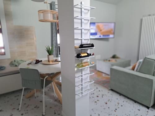 TV a/nebo společenská místnost v ubytování Horizon Lake view, Predore