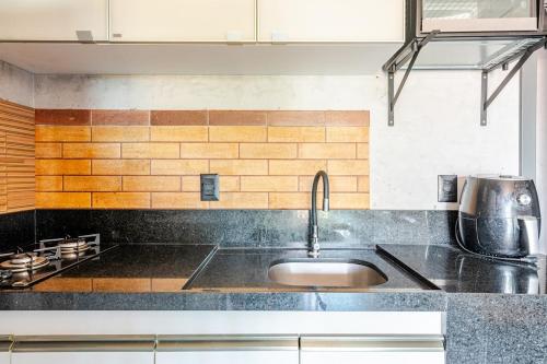 Køkken eller tekøkken på Flat Porto de Galinhas Square 05