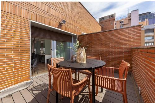 Temporary 3-bedroom duplex in downtown Madrid BAS159