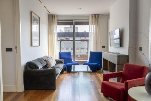 Temporary 3-bedroom duplex in downtown Madrid BAS159