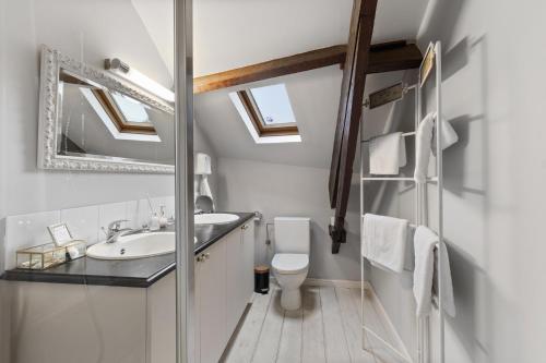 Koupelna v ubytování B&B Yasmine Brugge