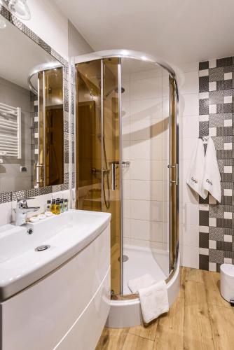 Koupelna v ubytování Pokoje, Apartamenty, Domki nad Morzem Dune Resort Łeba