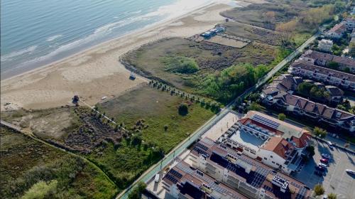 an aerial view of a beach and the ocean at Vasto Marina Dreamhouse in Vasto
