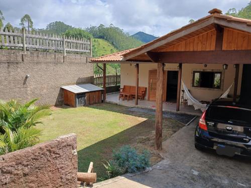 Bygningen som feriehuset ligger i