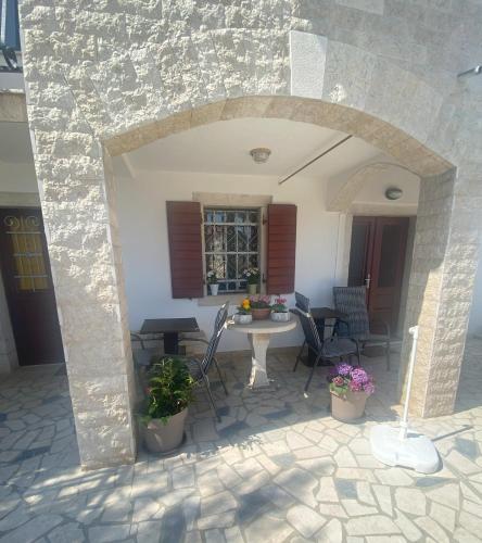 Kawasan patio atau luaran di Appartments Grgeta