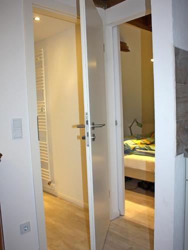 Ένα ή περισσότερα κρεβάτια σε δωμάτιο στο Ferienhaus Domizil Wattenmeer