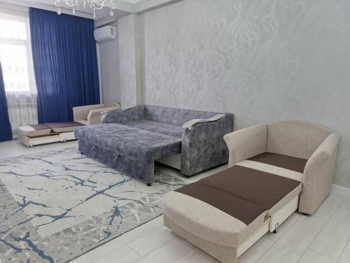 Ruang duduk di AURA on Zhibek Zholu 372