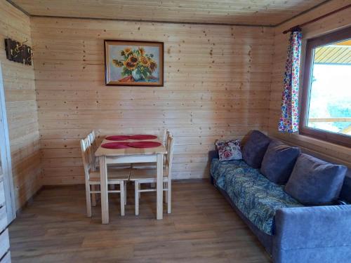 Posezení v ubytování Domki na Górce w Bukowcu nad Soliną