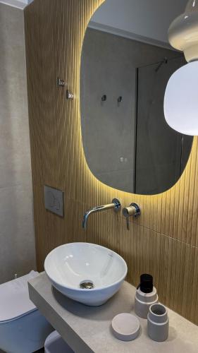 Ένα μπάνιο στο V&C Paradise Apartments