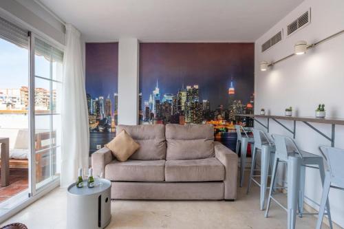 New Penthouse GR3- flat in Málaga Center with Cozy Terrace
