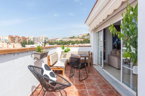 New Penthouse GR3- flat in Málaga Center with Cozy Terrace