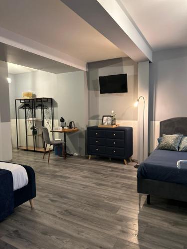 Ein Bett oder Betten in einem Zimmer der Unterkunft Dimora Fattorini