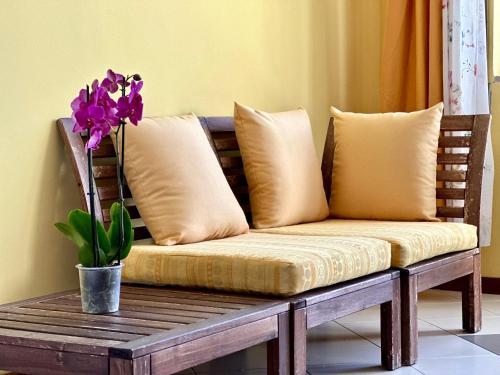 Χώρος καθιστικού στο b&b holiday