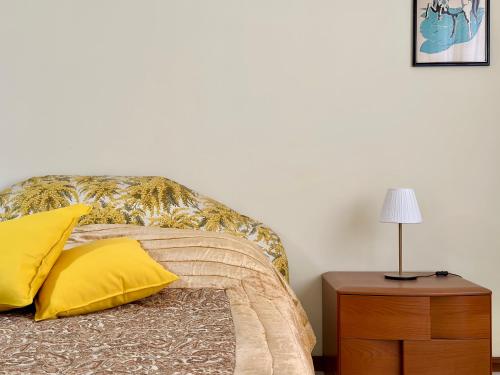 Ένα ή περισσότερα κρεβάτια σε δωμάτιο στο b&b holiday