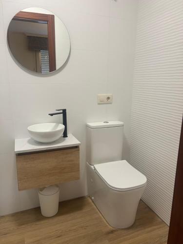 Koupelna v ubytování Puerto de Bueu, Centro