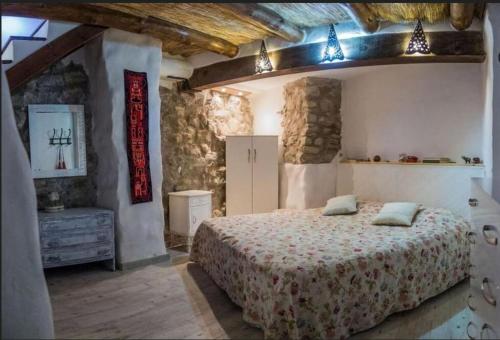 Postel nebo postele na pokoji v ubytování Casa Kiara Moratalla