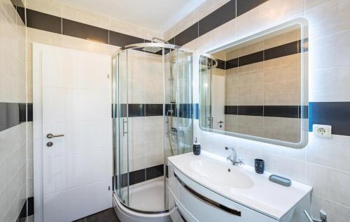 Koupelna v ubytování Family friendly house with a swimming pool Krusevo, Novigrad - 24069
